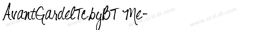 AvantGardelTcbyBT Me字体转换